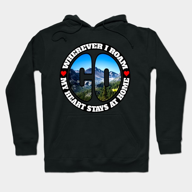 Heart Stays Home - Colorado Hoodie by DonDota